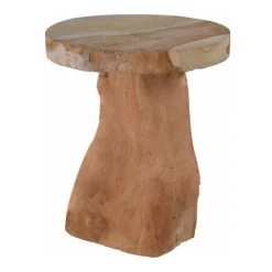 WADIGA Tabouret Enfant En Bois Massif Teck Champignon - Bois