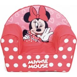ARDITEX Canapé En Mousse Avec Revêtement Amovible 42x52x32cm De DISNEY-Minnie - Multicolor