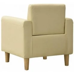 HAPPYSHOPPING Canape Pour Enfants Blanc Creme Similicuir -Assise pour enfant Soldes 41960081 4