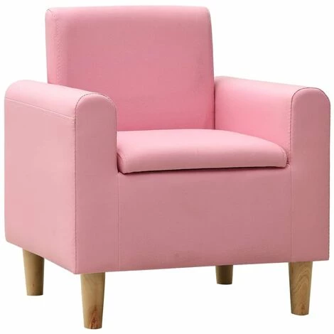 HAPPYSHOPPING Canape Pour Enfants Rose Similicuir 3 HAPPYSHOPPING Canape Pour Enfants Rose Similicuir