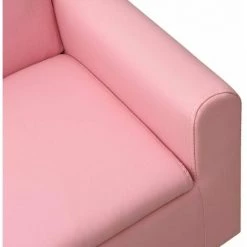 HAPPYSHOPPING Canape Pour Enfants Rose Similicuir 11 HAPPYSHOPPING Canape Pour Enfants Rose Similicuir -Assise pour enfant Soldes 41960084 5