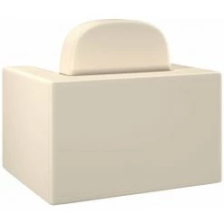 HAPPYSHOPPING Canape Pour Enfants 2 En 1 Blanc Similicuir -Assise pour enfant Soldes 41960106 4