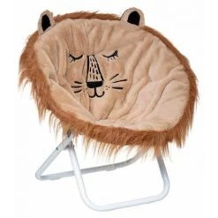 ATMOSPHERA FOR KIDS Fauteuil Enfant Pliant "Lion" 50cm Naturel