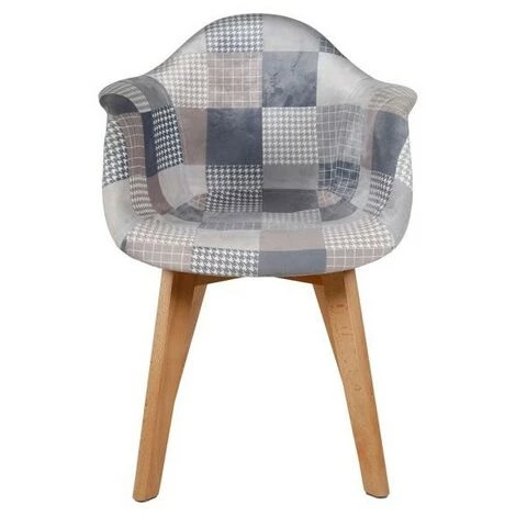 Fauteuil Enfant Patchwork Bleu Gris Ostaria - Bleu Gris - Bleu Gris 4 Fauteuil Enfant Patchwork Bleu Gris Ostaria - Bleu Gris - Bleu Gris – Image 2