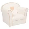 Fauteuil Enfant Cœur Rose Ostaria - Rose - Rose Clair Et écru -Assise pour enfant Soldes 44176514 1