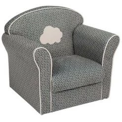 Fauteuil Enfant Nuage Gris Ostaria - Gris - Gris