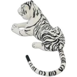 VidaXL Tigre En Peluche Blanc XXL - Blanc 9 VidaXL Tigre En Peluche Blanc XXL - Blanc -Assise pour enfant Soldes 4490350 3