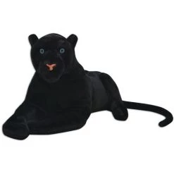 VidaXL Panthère En Peluche Noir XXL - Noir
