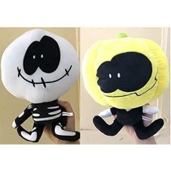 BRIDAY 2 Pièces Pompe Et Jouets De Poupée En Peluche, Ensemble De Peluches Funkin En Peluche Douce De 20 Cm, Mois Effrayant En Peluche Pour Skid Et Pompe -Assise pour enfant Soldes 44928684 3