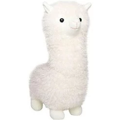 BRIDAY 46CM Alpaga Peluche, Lama Animal En Peluche Grand Lamacorn Alpaga Poupée Peluche Câlin Oreiller Doux Moelleux Coussin Blanc Plu -Assise pour enfant Soldes 44929377 4