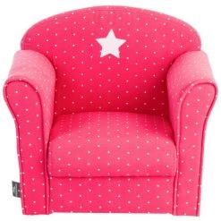 ATMOSPHERA FOR KIDS Fauteuil Enfant Rose Fushia + Fauteuil Enfant Bleu -Assise pour enfant Soldes 45779496 3