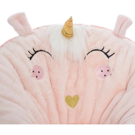 Fauteuil Enfant Pliant Coloris Rose Clair - Diamètre 50 X Hauteur 55 Cm -PEGANE- 4 Fauteuil Enfant Pliant Coloris Rose Clair - Diamètre 50 X Hauteur 55 Cm -PEGANE- – Image 2