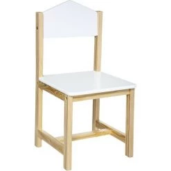 ATMOSPHERA FOR KIDS Chaise Enfant Maison Blanche Atmosphera