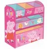 ARDITEX Meuble Etagère De Rangement à 6 Tiroirs Peppa Pig - Rose -Assise pour enfant Soldes 49791111 1