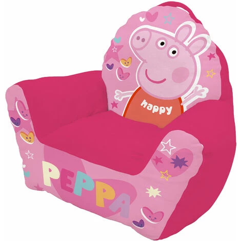 ARDITEX Fauteuil Peppa Pig 52x48x51 Cm - Rose 4 ARDITEX Fauteuil Peppa Pig 52x48x51 Cm - Rose – Image 2