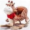 DECKON Animal à Bascule En Peluche, Balançoire à Bascule Girafe,balançoire En Peluche Pour Bébés Et Tout-petits, Cadeau à Bascule Pour Les Enfants De 18 à 36 Mois -Assise pour enfant Soldes 51586318 1