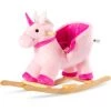 DECKON Animal à Bascule En Peluche, Balançoire à Bascule Licorne, Chaise à Bascule Pour Enfants, Cheval à Bascule, Balançoire En Peluche Pour Bébés Et Tout-petits, Cadeau à Bascule Pour Les Enfants De 18 à 36 Mois