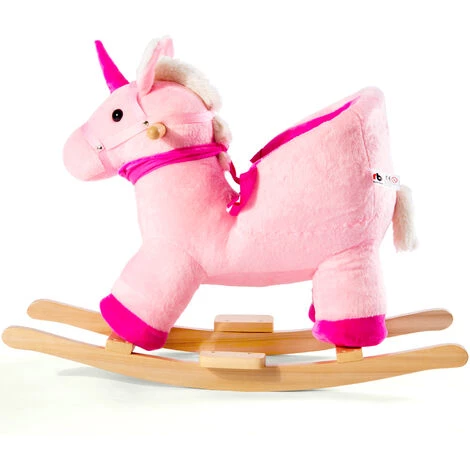 DECKON Animal à Bascule En Peluche, Balançoire à Bascule Licorne, Chaise à Bascule Pour Enfants, Cheval à Bascule, Balançoire En Peluche Pour Bébés Et Tout-petits, Cadeau à Bascule Pour Les Enfants De 18 à 36 Mois 4 DECKON Animal à Bascule En Peluche, Balançoire à Bascule Licorne, Chaise à Bascule Pour Enfants, Cheval à Bascule, Balançoire En Peluche Pour Bébés Et Tout-petits, Cadeau à Bascule Pour Les Enfants De 18 à 36 Mois – Image 2