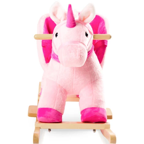 DECKON Animal à Bascule En Peluche, Balançoire à Bascule Licorne, Chaise à Bascule Pour Enfants, Cheval à Bascule, Balançoire En Peluche Pour Bébés Et Tout-petits, Cadeau à Bascule Pour Les Enfants De 18 à 36 Mois 5 DECKON Animal à Bascule En Peluche, Balançoire à Bascule Licorne, Chaise à Bascule Pour Enfants, Cheval à Bascule, Balançoire En Peluche Pour Bébés Et Tout-petits, Cadeau à Bascule Pour Les Enfants De 18 à 36 Mois – Image 3