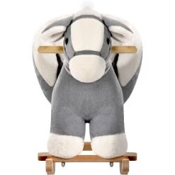 DECKON Animal à Bascule En Peluche, Cheval à Bascule, Chaise à Bascule Pour Enfants, Cheval à Bascule, Balançoire En Peluche Pour Bébés Et Tout-petits, Cadeau à Bascule Pour Les Enfants De 18 à 36 Mois -Assise pour enfant Soldes 51586398 3