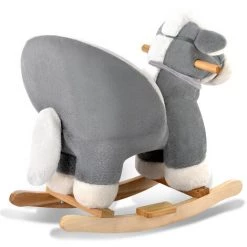 DECKON Animal à Bascule En Peluche, Cheval à Bascule, Chaise à Bascule Pour Enfants, Cheval à Bascule, Balançoire En Peluche Pour Bébés Et Tout-petits, Cadeau à Bascule Pour Les Enfants De 18 à 36 Mois -Assise pour enfant Soldes 51586398 5