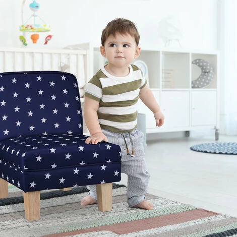 Relaxdays Fauteuil Pour Enfants Avec Motifs D’étoiles Pour Garçons Et Filles, HLP : 60 X 45 X 52 Cm, Bleu 6 Relaxdays Fauteuil Pour Enfants Avec Motifs D’étoiles Pour Garçons Et Filles, HLP : 60 X 45 X 52 Cm, Bleu – Image 4