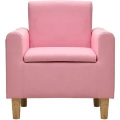 YOUTHUP Canapé Pour Enfants Rose Similicuir - Rose -Assise pour enfant Soldes 51896516 2