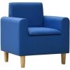 YOUTHUP Canapé Pour Enfants Bleu Similicuir - Bleu -Assise pour enfant Soldes 51896518 1