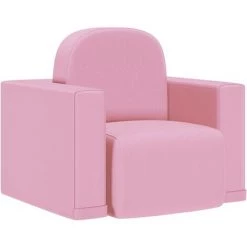 YOUTHUP Canapé Pour Enfants 2 En 1 Rose Similicuir - Rose