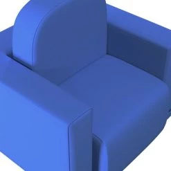 YOUTHUP Canapé Pour Enfants 2 En 1 Bleu Similicuir - Bleu 11 YOUTHUP Canapé Pour Enfants 2 En 1 Bleu Similicuir - Bleu -Assise pour enfant Soldes 51896521 5