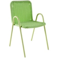 Chaise Enfant Jardin Verte. Vert. Marque : Aubry Gaspard. Réf. : NFE1480 - Vert
