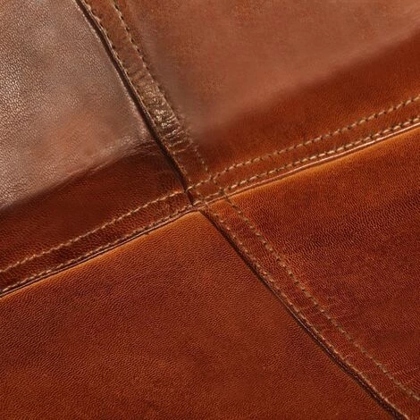 Topdeal Chaise Papillon Marron Taille Pour Enfants Cuir Véritable VDFF12315_FR 4 Topdeal Chaise Papillon Marron Taille Pour Enfants Cuir Véritable VDFF12315_FR – Image 2