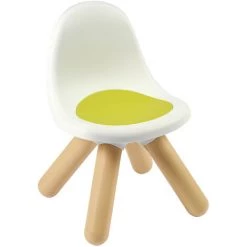 Chaise Pour Enfant Plastique Vert/Beige - Smoby - Vert