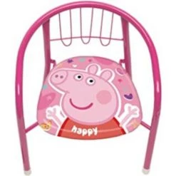 ARDITEX Chaise En Métal - Peppa Pig - 35.5 X 30 X 33.5 Cm - Rose