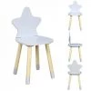 JARDIRICODECO Chaise Etoile Gris -Assise pour enfant Soldes 53958360 1