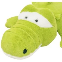 VidaXL Crocodile Jouet En Peluche XXL 100 Cm - Vert -Assise pour enfant Soldes 5396350 4