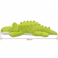 VidaXL Crocodile Jouet En Peluche XXL 100 Cm - Vert -Assise pour enfant Soldes 5396350 5