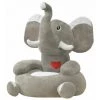 Hommoo Chaise En Peluche Pour Enfants Elephant Gris -Assise pour enfant Soldes 54153500 1