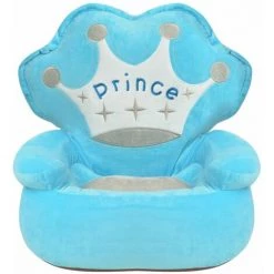 Hommoo Chaise En Peluche Pour Enfants Prince Bleu -Assise pour enfant Soldes 54154857 3