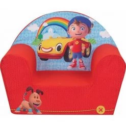 CIJEP Fauteuil Club Mousse Oui-Oui - Bleu, Rouge