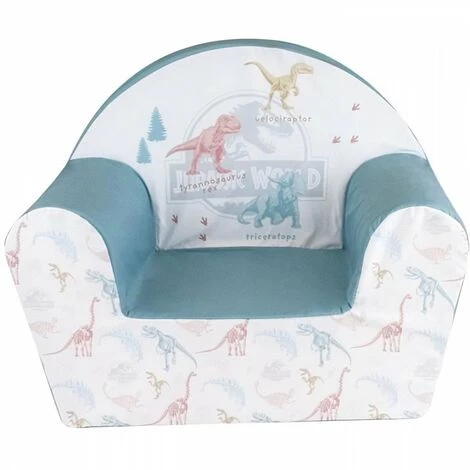 FUN HOUSE JURASSIC WORLD Fauteuil Club Dinosaures - L.52 X P.33 X H.42 Cm - Pour Enfant Origine France Garantie 4 FUN HOUSE JURASSIC WORLD Fauteuil Club Dinosaures - L.52 X P.33 X H.42 Cm - Pour Enfant Origine France Garantie – Image 2