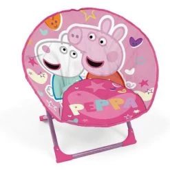 ARDITEX Siège Lune Pliable Peppa Pig Rose 50cm - Multicolor