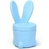 DREMADE DREAMADE Tabouret Enfant Avec Dossier, Pouf Animal Avec Fonction De Rangement, Chaise En Forme De Lapin En PE Avec Capacité De Charge 120 KG, 30X30X57 CM, Bleu