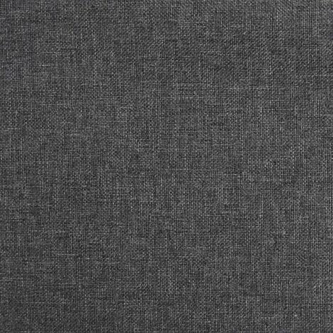 HAPPYSHOPPING Chaise à Bascule Gris Foncé Tissu 5 HAPPYSHOPPING Chaise à Bascule Gris Foncé Tissu – Image 3