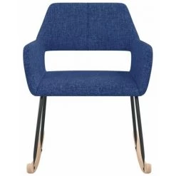 HAPPYSHOPPING Chaise à Bascule Bleu Tissu 9 HAPPYSHOPPING Chaise à Bascule Bleu Tissu -Assise pour enfant Soldes 56685021 3