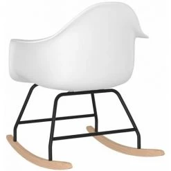 HAPPYSHOPPING Chaise à Bascule Blanc PP -Assise pour enfant Soldes 56686019 5
