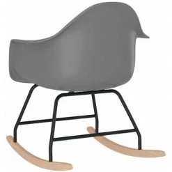 HAPPYSHOPPING Chaise à Bascule Gris PP 11 HAPPYSHOPPING Chaise à Bascule Gris PP -Assise pour enfant Soldes 56686050 5