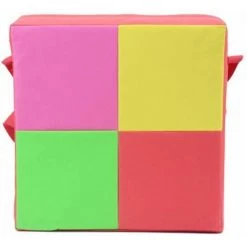 Chaise De Coussin En éponge De Lin Multicolore Sangle Antidérapante 1 Pcs FUIENKO