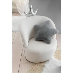 Paris Prix - Chaise Enfant Design "couronne" 52cm Blanc 11 Paris Prix - Chaise Enfant Design "couronne" 52cm Blanc -Assise pour enfant Soldes 57062140 5
