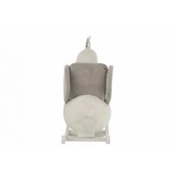 Paris Prix - Fauteuil à Bascule Enfant "cygne" 60cm Blanc & Gris -Assise pour enfant Soldes 57062141 4